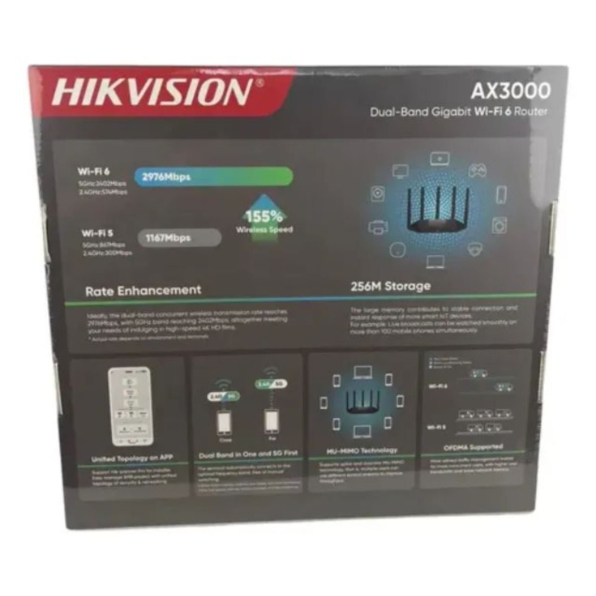 Router wifi 6 Hikvision DS - 3WR30X. 1000 Mbps doble banda - GRUPO CONTROL - DS-3WR30X - ROUTER