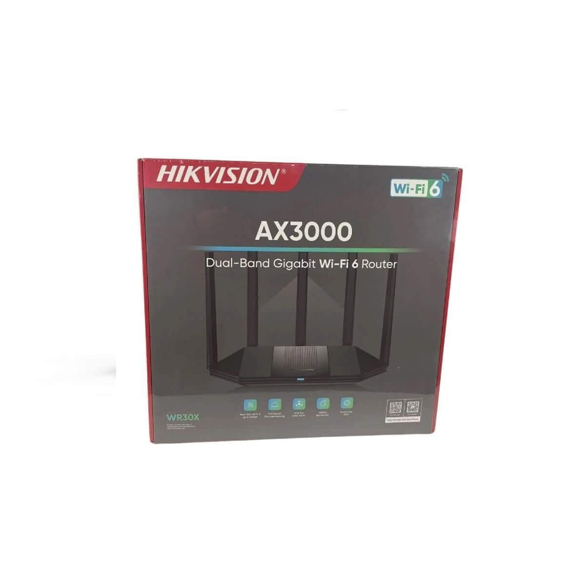 Router wifi 6 Hikvision DS - 3WR30X. 1000 Mbps doble banda - GRUPO CONTROL - DS-3WR30X - ROUTER