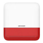 Sirena Inalámbrica Hikvision Axpro Con Estrobo Rojo Para Ext - GRUPO CONTROL - DS-PS1-E-WB/R - ALARMA