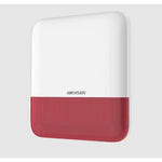 Sirena Inalámbrica Hikvision Axpro Con Estrobo Rojo Para Ext - GRUPO CONTROL - DS-PS1-E-WB/R - ALARMA