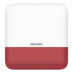 Sirena Inalámbrica Hikvision Axpro Con Estrobo Rojo Para Ext - GRUPO CONTROL - DS-PS1-E-WB/R - ALARMA