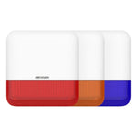 Sirena Inalámbrica Hikvision Axpro Con Estrobo Rojo Para Ext - GRUPO CONTROL - DS-PS1-E-WB/R - ALARMA