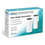 Sistema de WiFi Tp - Link en Malla para Toda la Casa - GRUPO CONTROL - DECOM4(2-PACK) - 