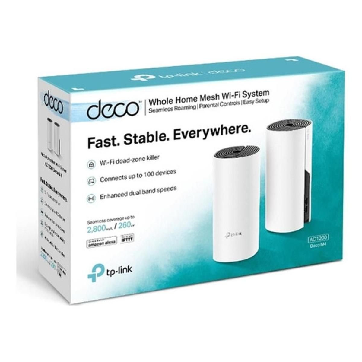 Sistema de WiFi Tp - Link en Malla para Toda la Casa - GRUPO CONTROL - DECOM4(2-PACK) - 