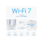Sistema Wi - fi 7 Mesh Tp - link Deco BE65(2 - PACK) - GRUPO CONTROL - DECOBE65(2-PACK) - ROUTER