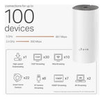 Sistema Wifi En Malla Para La Casa Tp - link Deco E4 (2 - pack) - GRUPO CONTROL - DECOE4(2PACK) - ROUTER