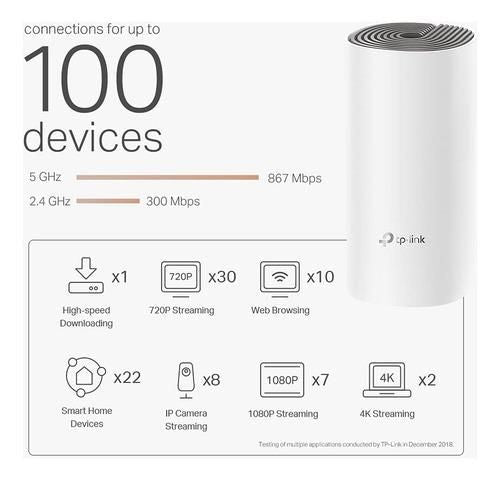 Sistema Wifi En Malla Para La Casa Tp - link Deco E4 (2 - pack) - GRUPO CONTROL - DECOE4(2PACK) - ROUTER