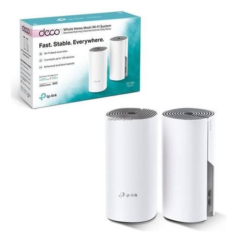 Sistema Wifi En Malla Para La Casa Tp - link Deco E4 (2 - pack) - GRUPO CONTROL - DECOE4(2PACK) - ROUTER