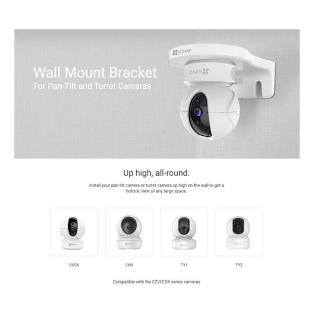 Soporte De Cámara Ezviz Compatible Con C6cn, C6n, Ty1, Ty2 - GRUPO CONTROL - CS-CMT-BRACKET-WALL MOUNT - SOPORTE PARA CAMARAS
