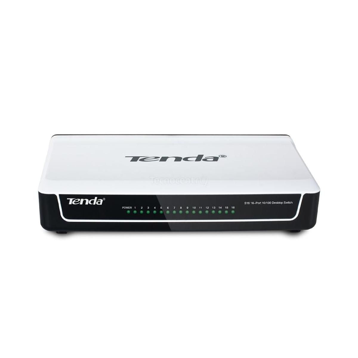 SWITCH DE ESCRITORIO 16 PUERTOS 10/100 MBPS PROTECCION 6KV - GRUPO CONTROL - S16 - SWITCH