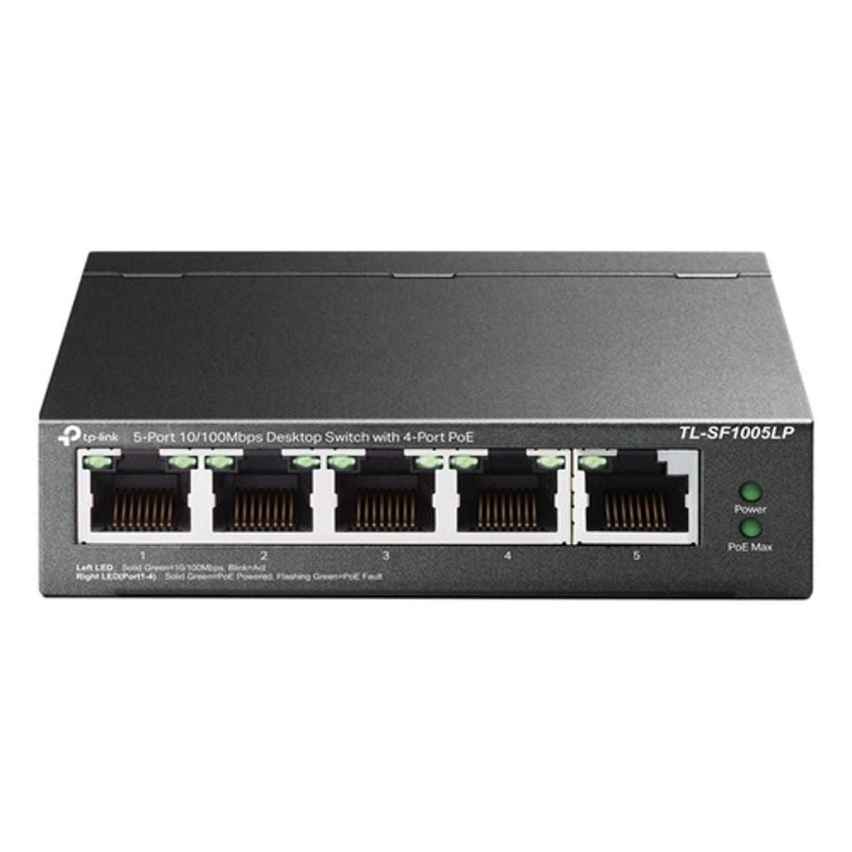 Switch De Escritorio De 5 Pue - GRUPO CONTROL - TL-SF1005LP - SWITCH