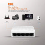 Switch Ethernet Tenda S105 5 Puertos 10/100 Mbps - GRUPO CONTROL - S105 - SWITCH