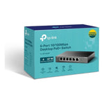 Switch Hikvision 6 Puertos 10/100mbps PoE SF1006P - GRUPO CONTROL - TL-SF1006P - SWITCH