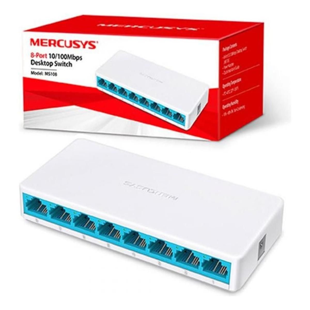 Switch Mercusys 8 Puertos Ms108 - GRUPO CONTROL - MS108 - SWITCH