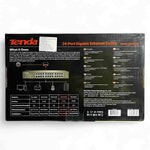 SWITCH TENDA GIGABIT ETHERNET DE 24 PUERTOS TEG1024D - GRUPO CONTROL - TEG1024D - SWITCH