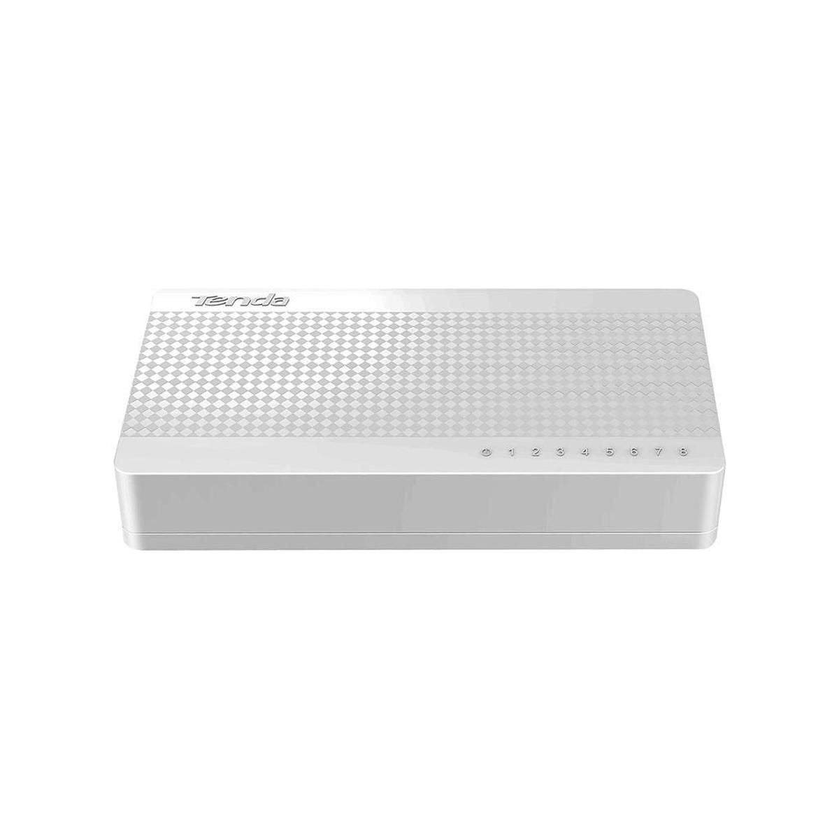 Switch Tenda S108 8 Puertos 10/100 Mbps Sobremesa - GRUPO CONTROL - S108 - SWITCH