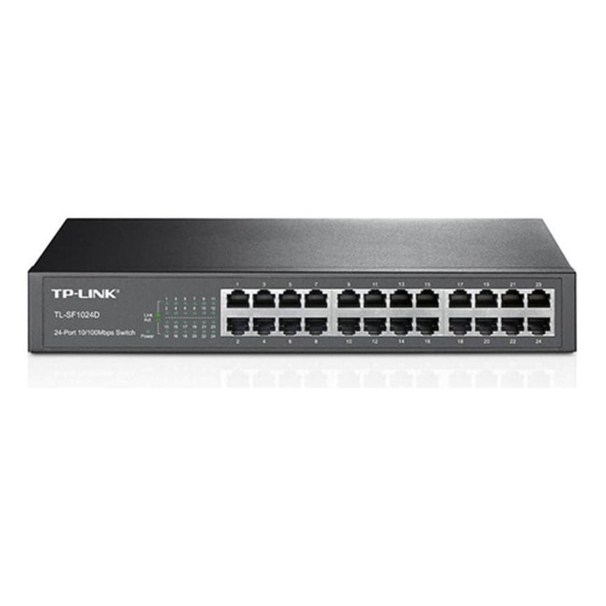 Switch Tp Link 24 Puertos 100mps - GRUPO CONTROL - TL-SF1024D - SWITCH