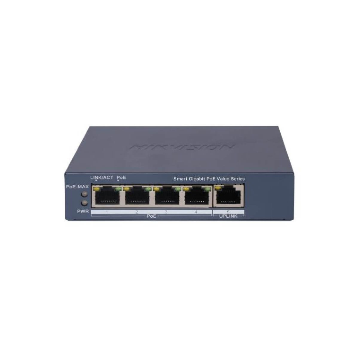 SWITCHES DE RED HIKVISION ADMINISTRABLE PoE 4 PUERTOS - GRUPO CONTROL - DS-3E1505P-EI/M - 