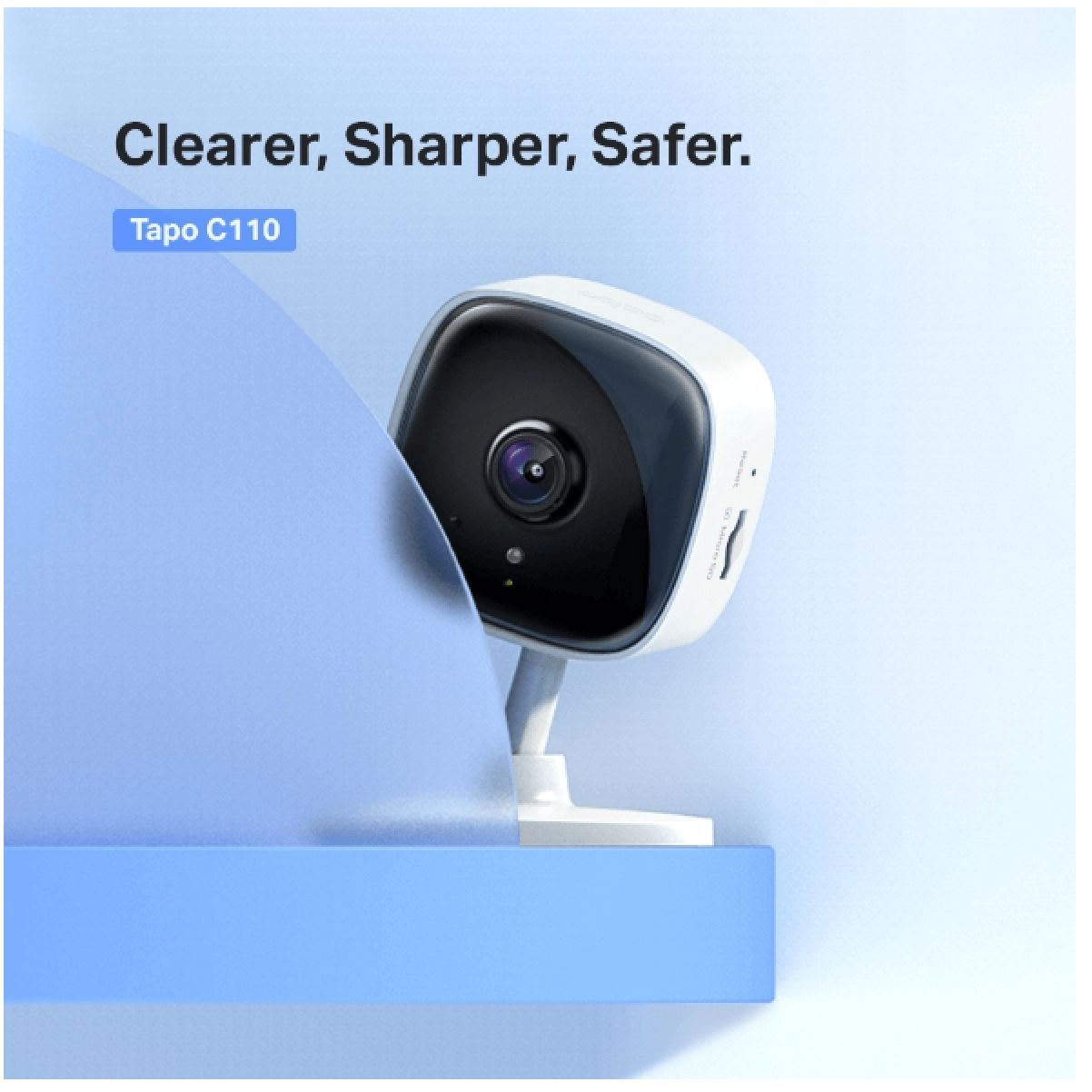 Cámara de Seguridad Tp Link WiFi 2K Fija Interior Tapo C110