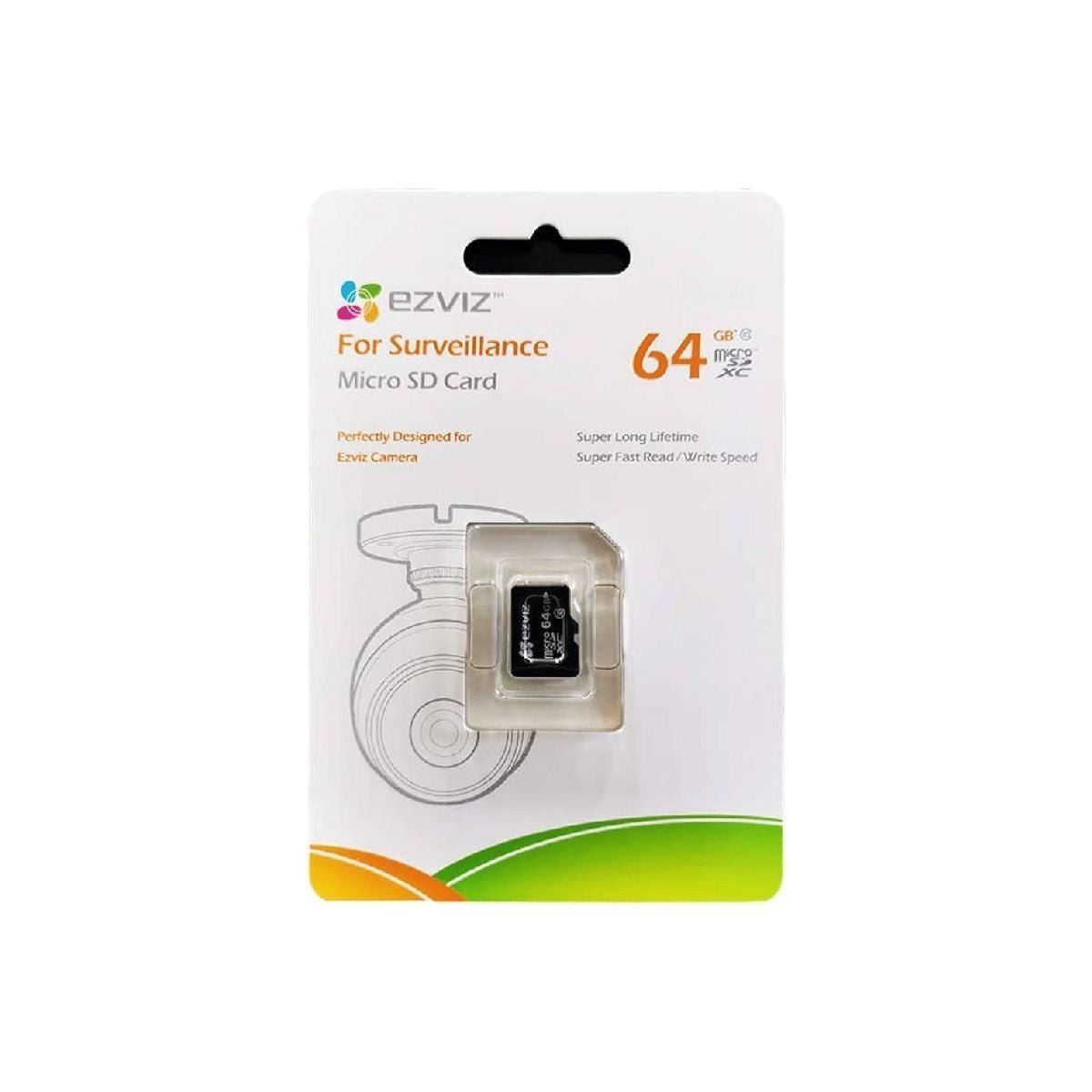 Tarjeta MicroSD Ezviz CS - CMT - CARDT64G - D 64 GB Clase 10 - GRUPO CONTROL - CS-CMT-CARDT64G-D - MICRO SD