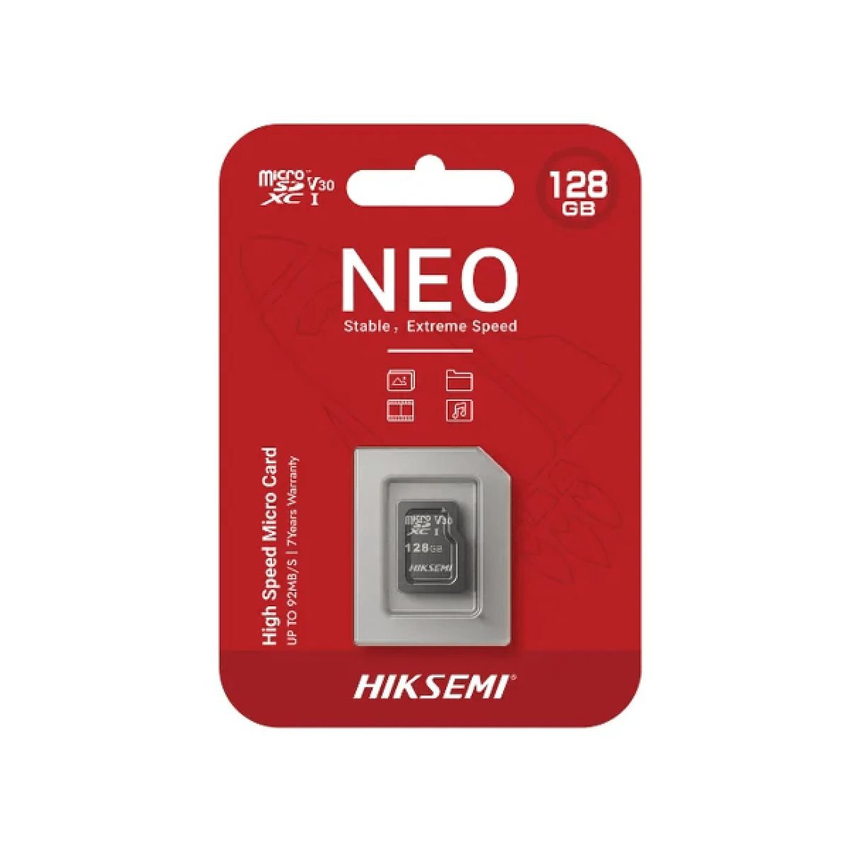 Tarjeta microSD Hikvision HS - TF - D1 (STD) 128 GB D1 Clase 10 - GRUPO CONTROL - HS-TF-D1(STD)/128G - 
