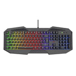Teclado Gamer Trust Iluminación Rainbow Ergonómico - GRUPO CONTROL - 22279 - TECLADO