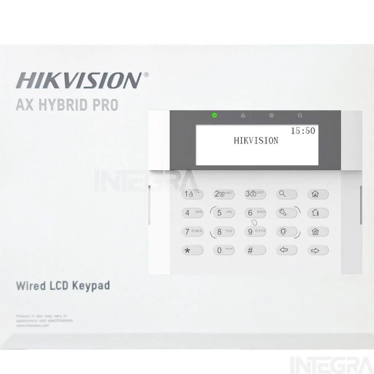 Teclado Hikvision Inalambrico AX PRO DS - PK1 - LRT - HWB - GRUPO CONTROL - DS-PK1-LRT-HWB - TECLADO DE SEGURIDAD