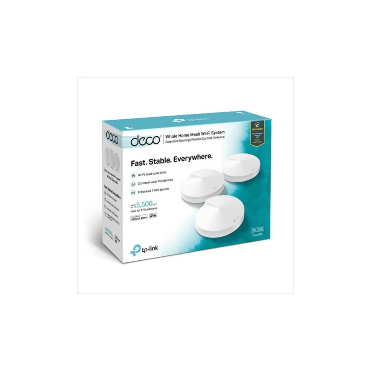 Tp - link, Sistema Wifi Malla Para El Hogar, Deco M5 (3 - pack) - GRUPO CONTROL - DECOM5(3-PACK) - 