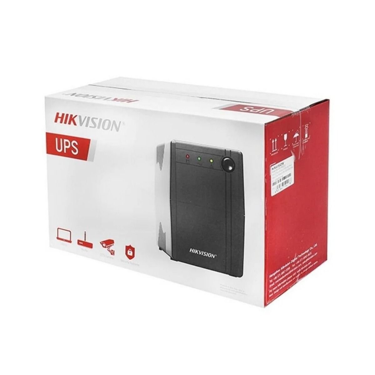 UPS Hikvision DS - UPS1000 - X 1000 VA 600 W Respaldo Energía - GRUPO CONTROL - DS-UPS1000-X - UPS