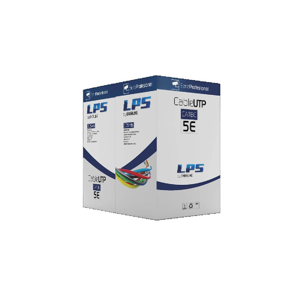 Cable de red utp CAT 5 LPS 100% cobre para interior 305m
