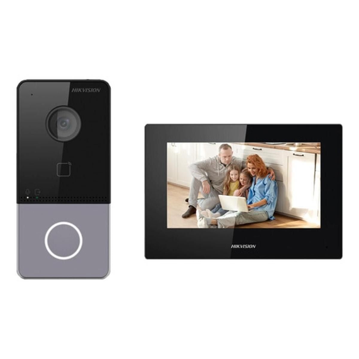 Videoportero Hikvision 2mp KIS605 - PC - GRUPO CONTROL - DS-KIS605-PC - VIDEOPORTERO