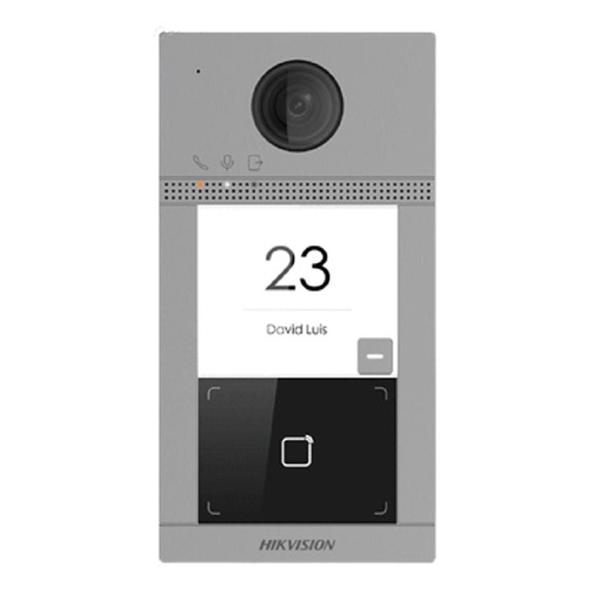 Videoportero Hikvision de 1 Botón - GRUPO CONTROL - DS-KV8113-WME1 - VIDEOPORTERO