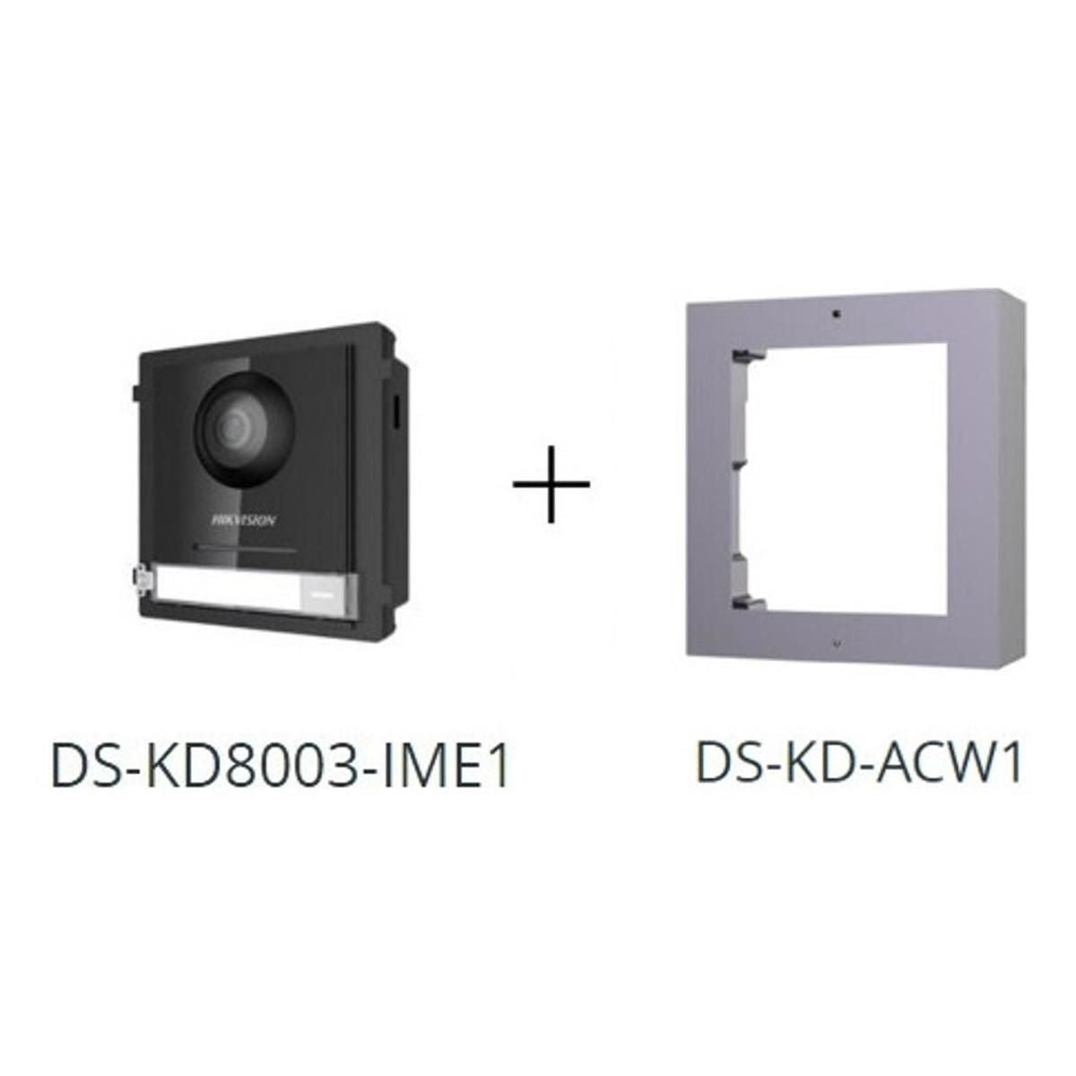 Videoportero Hikvision IP 2MP PoE KD8003 - GRUPO CONTROL - DS-KD8003-IME1 - VIDEOPORTERO