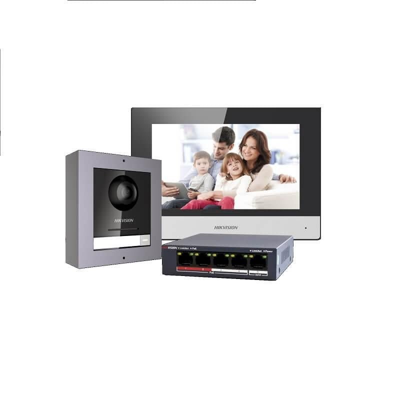 VIDEOPORTERO IP MODULAR KIT HIKVISION DS - KIS602B - GRUPO CONTROL - DS-KIS602B - VIDEOPORTERO