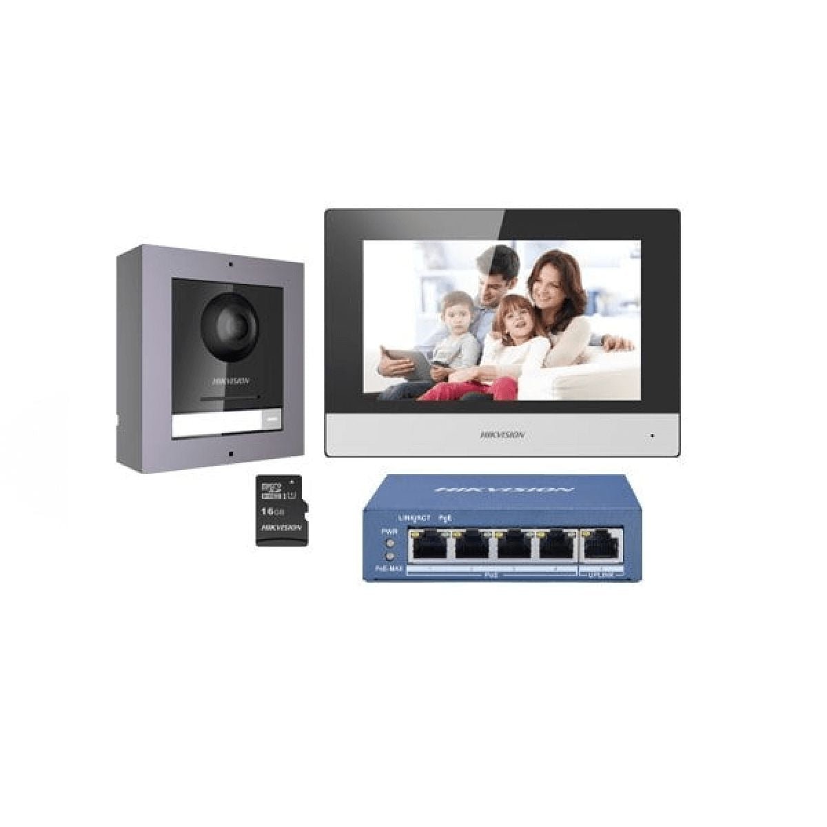 VIDEOPORTERO IP MODULAR KIT HIKVISION DS - KIS602B - GRUPO CONTROL - DS-KIS602B - VIDEOPORTERO