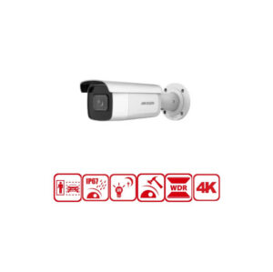 HiK IP ACUSENSE BULLET 4K VF2.8-12mm MOTOR EXIR 60Mts AUDIO/ALARMA IP67.