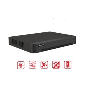 DVR HIKVISION DE 4 CANALES PARA CÁMARAS DE HASTA 2 MP CON 2 CANALES ACUSENSE. ADMITE CANALES UNIVERSALES (HD-TVI AHD, HD-CVI, CVBS E IP)