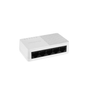 Switch Hikvision DS-3E0105D-O Ethernet rápido de 5 puertos (10/100 Mbps)