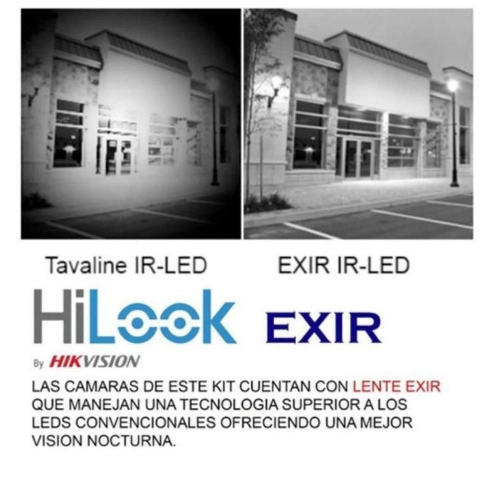 Kit de Seguridad Hikvisión Hilok Dvr 16ch incluye 16 Camaras 1080P + Cable