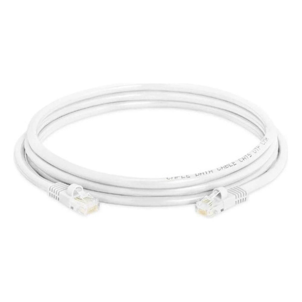 PATCH CORD CABLE UTP CAT6 10MTS BLANCO