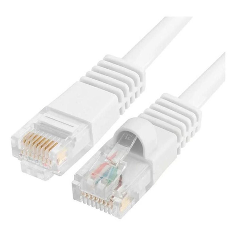 PATCH CORD CABLE UTP CAT6 10MTS BLANCO