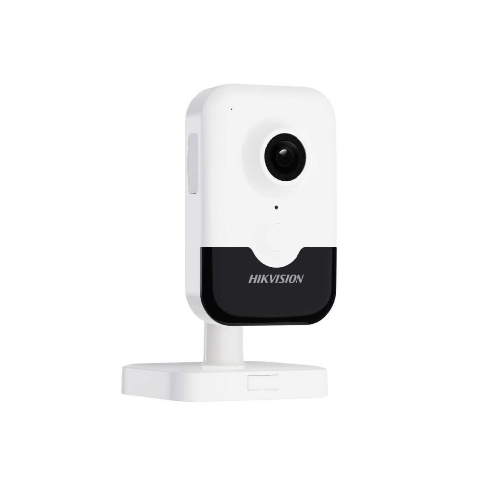 CÁMARA IP FIJA TIPO CUBO CON MICRÓFONO INCORPORADO ACUSENSE DE 2 MP CONEXIÓN A HIKCONNECT