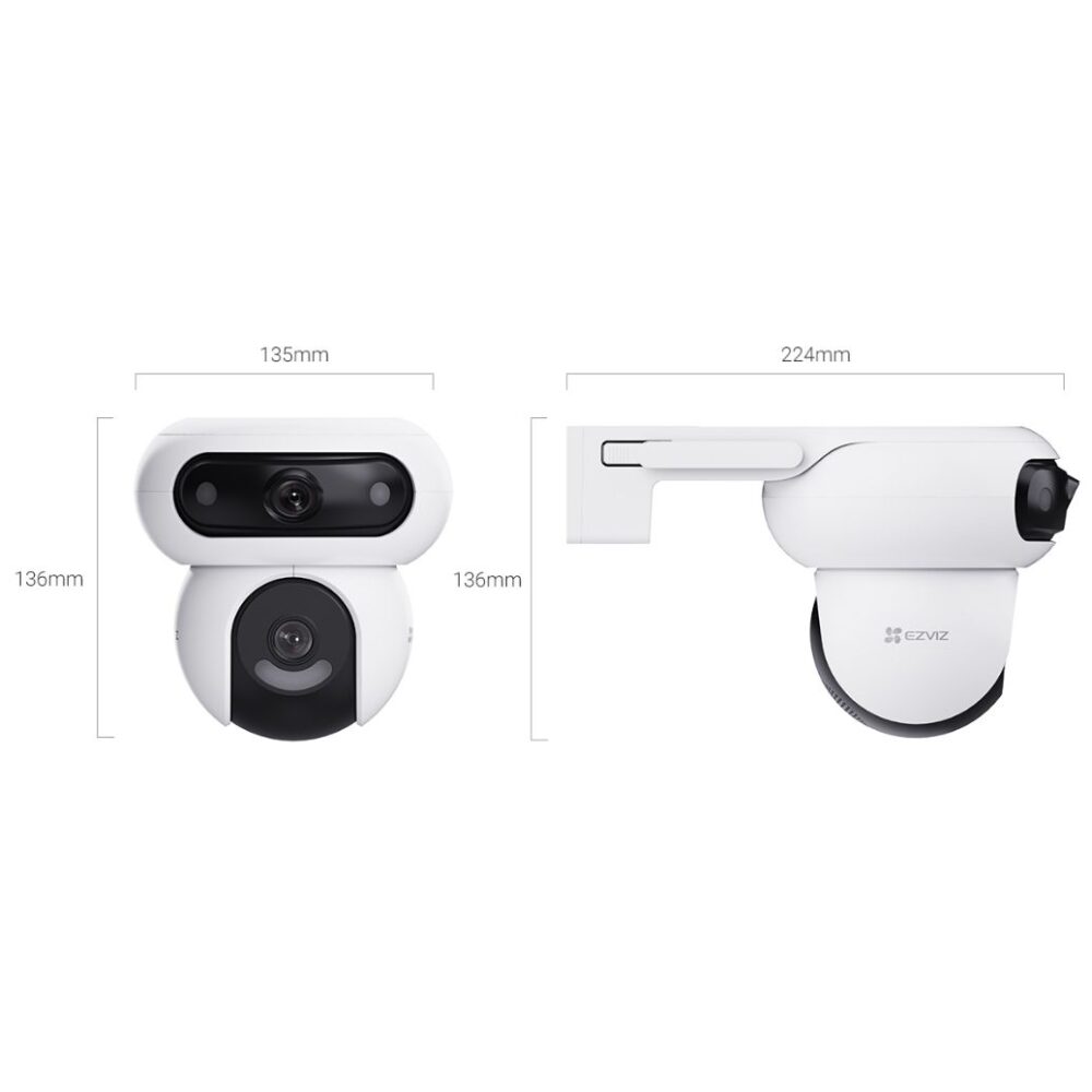 EZVIZ H90-R100- 8H44WKFL Camara IP PT Lente Dual Exterior 8MP Wifi Lente 2.8+6MM