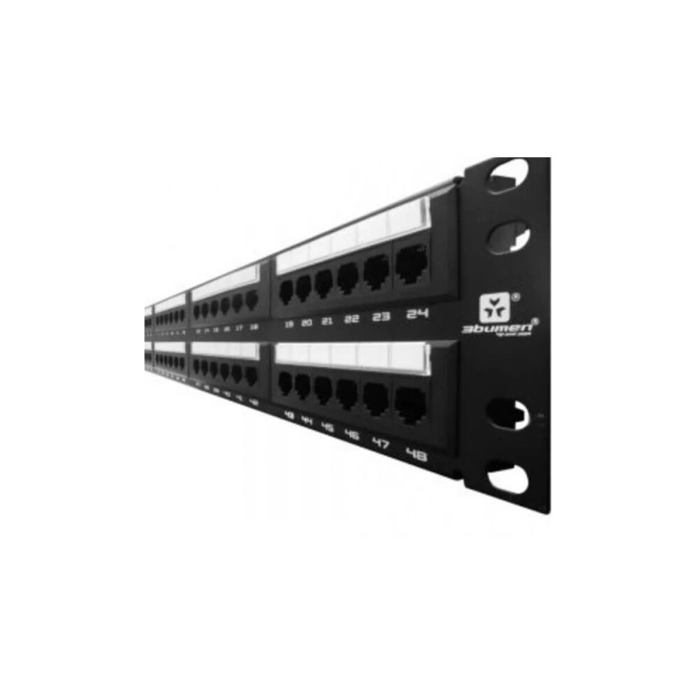 3BUMEN PATCH PANEL CAT 6 DE 48 PUERTOS SOPORTE POSTERIOR INCLUIDO SIN BLINDAJE