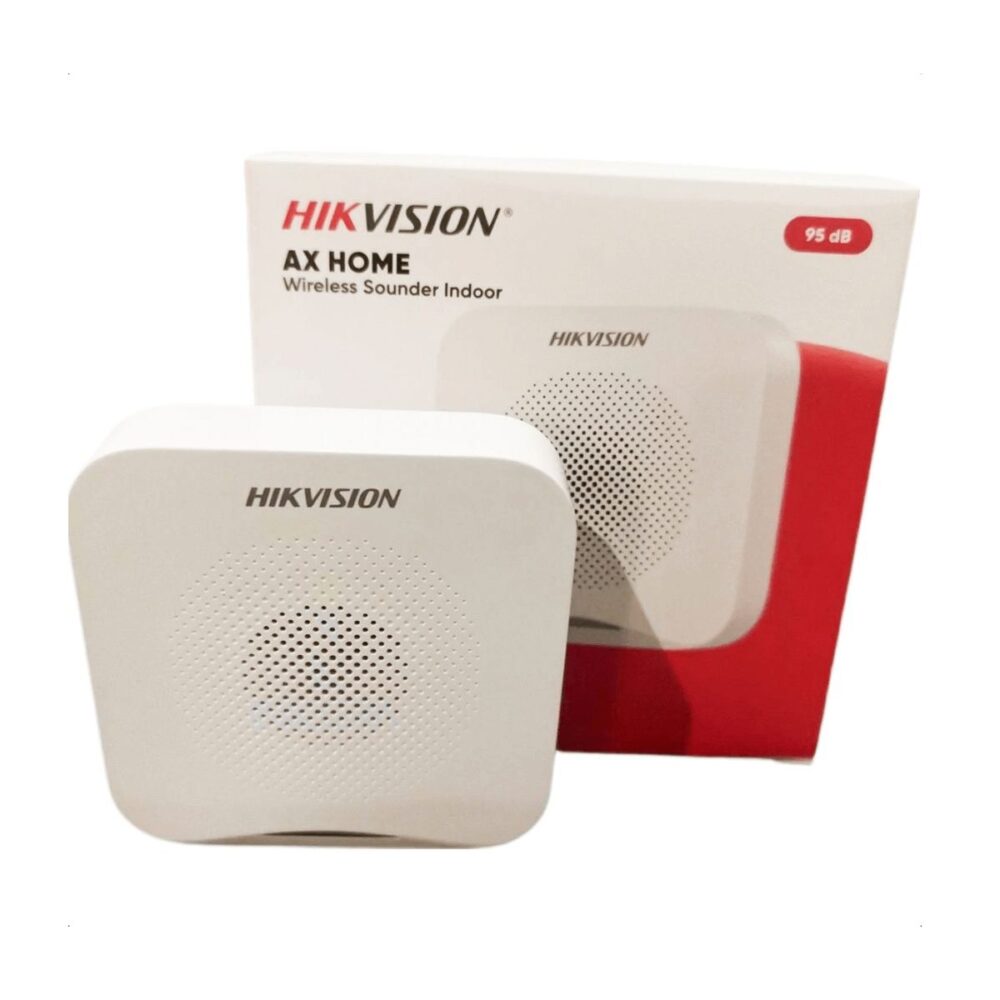 SIRENA INALAMBRICA INTERIORES ALARMA AXHOME HIKVISION DS-PS201-WB