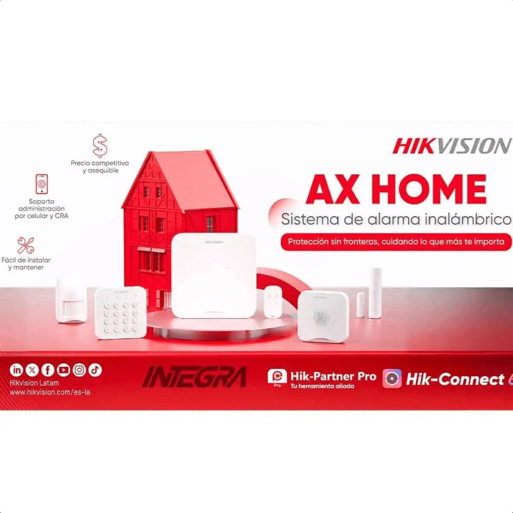 SIRENA INALAMBRICA INTERIORES ALARMA AXHOME HIKVISION DS-PS201-WB