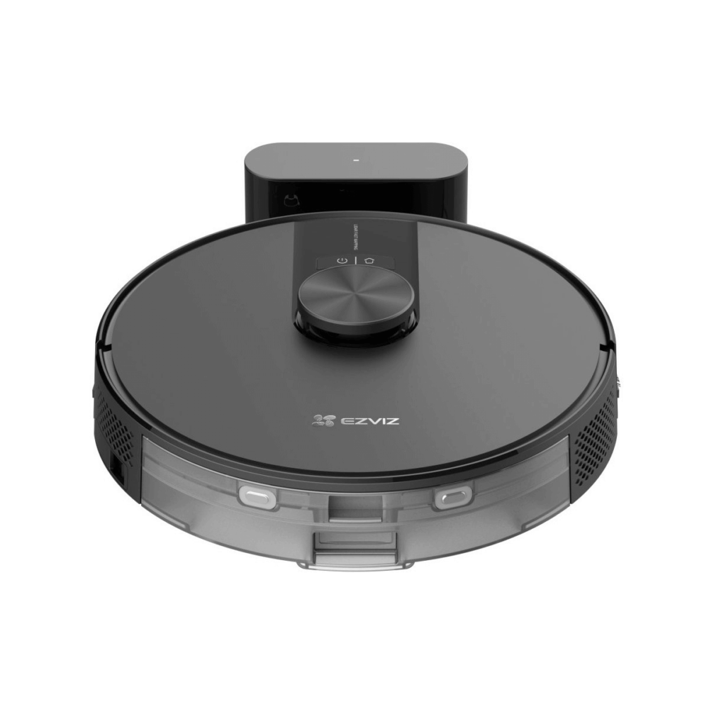 ASPIRADORA ROBOT WIFI CONTROL POR APLICACIÓN, 4.000PA DE SUCCION ASPIRA Y FRIEGA NAVEGACION INTELIGENTE LIDAR. NEGRA EZVIZ