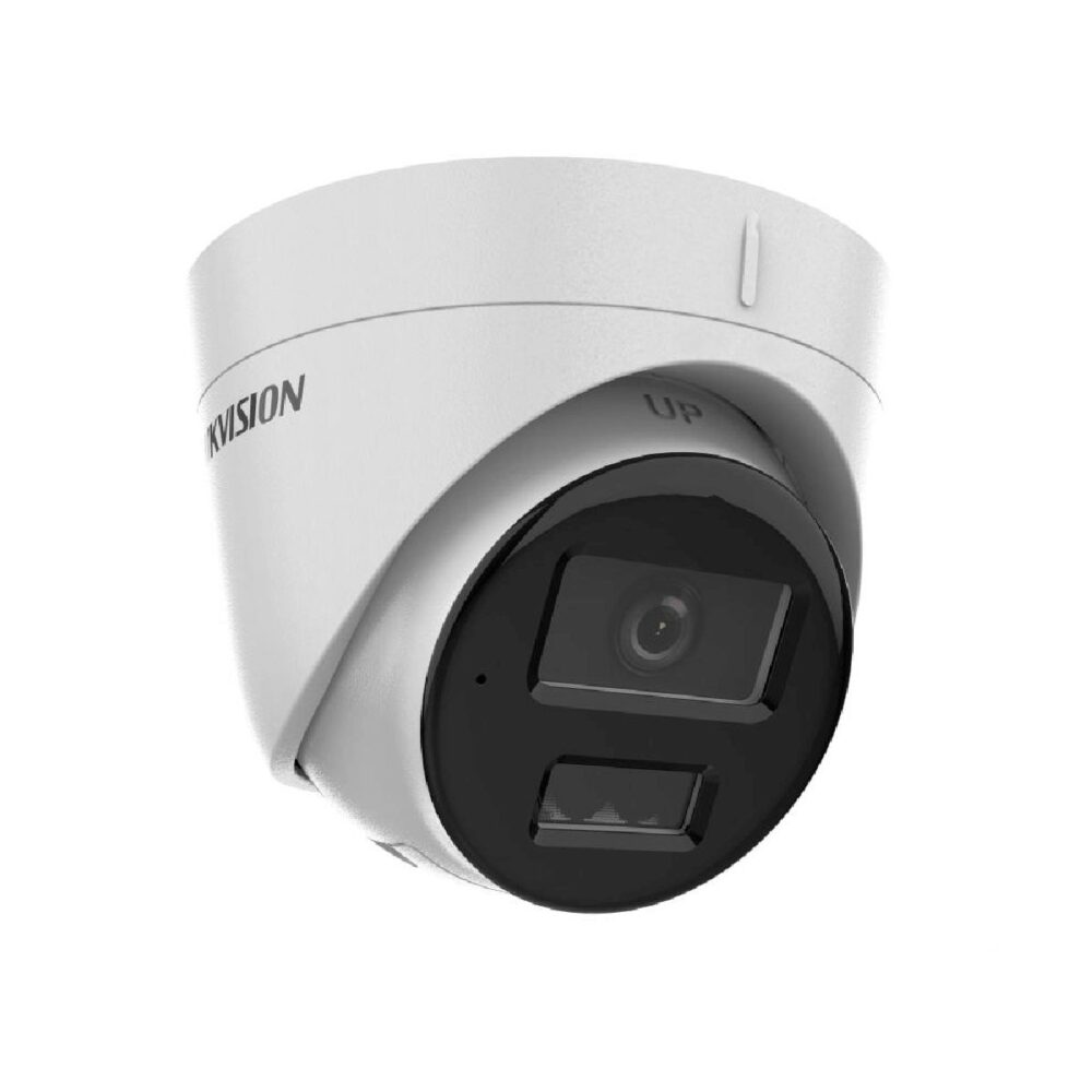 CÁMARA IP TORRETA HIKVISION 4MP LENTE 2.8MM LUZ HÍBRIDA 30M MICRÓFONO DS-2CD1343G2-LIU