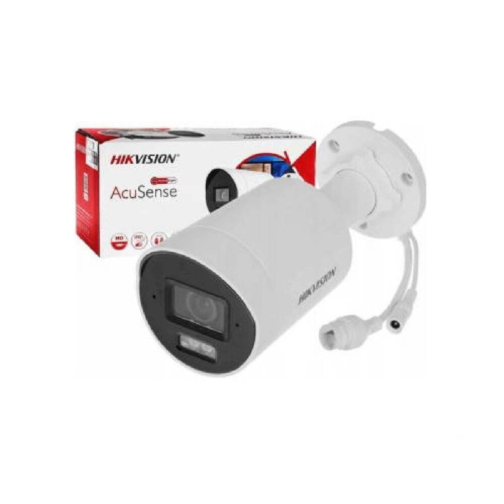CÁMARA IP BALA 4MP ACUSENSE LUZ DUAL 2.8mm HIKVISION DS-2CD2043G2-LI2U