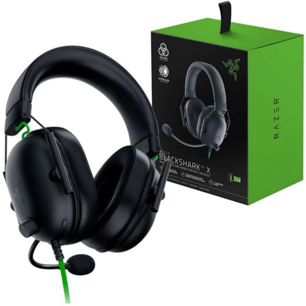 DIADEMA RAZER BLACKSHARK V2 X ALÁMBRICA GAMING NEGRA
